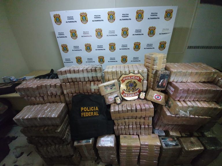 Polícia Federal apreende mais de 1 tonelada de drogas em Porto de Moz, no PA