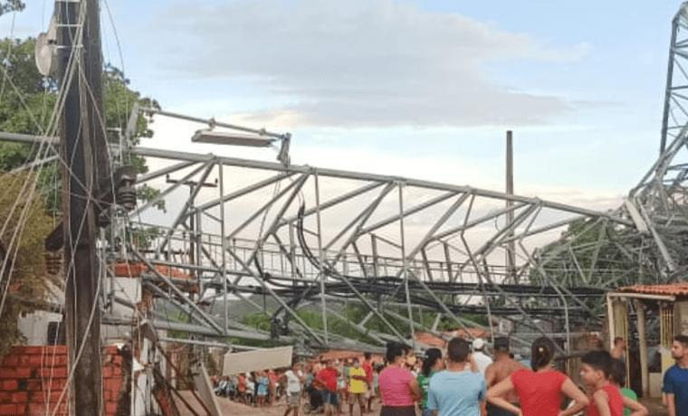Torre de transmissão cai e deixa seis mortos e 13 feridos no Pará; Veja o vídeo