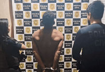 Homem é preso em flagrante após agredir a companheira, em Itaituba