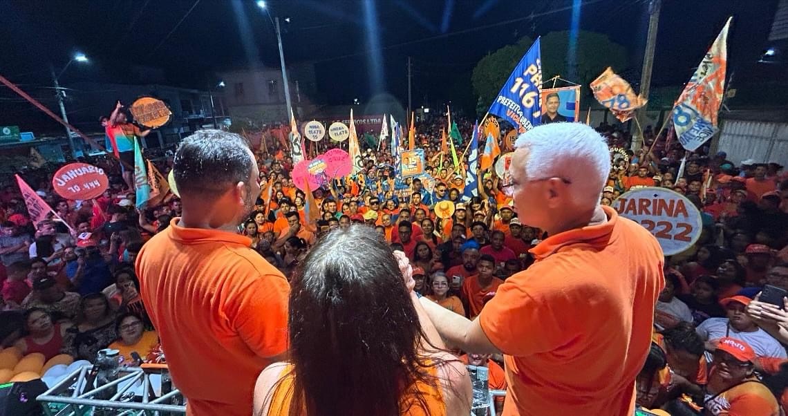 Rubens Teixeira intensifica campanha eleitoral com adesivaços, carreatas e comícios em Moju