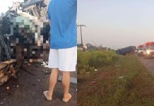 Colisão entre caminhonete e caminhões termina em morte na BR-316, em Castanhal