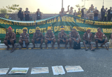 Indígenas protestam e bloqueiam entrada da Blue Zone na COP30 em Belém