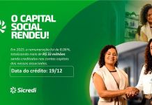 Sicredi Sudoeste creditou cerca de R$ 34 milhões em juros ao capital social dos associados