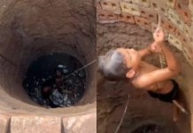 Criança cai em poço e é resgatada por sargento da PM em Santana do Araguaia