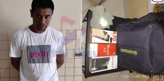 PM prende suspeito de roubo à loja de celulares em Moju e recupera aparelhos