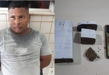 Suspeito conhecido como “Perneta” é preso pela terceira vez em menos de três anos por tráfico de drogas em Moju
