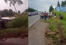 Caminhão com carga de café tomba na BR-010 e produtos são saqueados no Pará