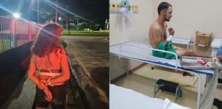 Mulher foi presa após tenta matar o próprio filho a facadas em Tailândia