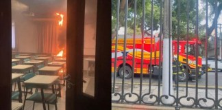 Incêndio em sala de aula assusta alunos de tradicional colégio particular na Nazaré, em Belém
