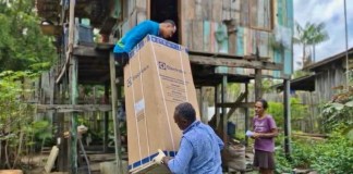 Equatorial Pará reforça compromisso social com a troca de 100 geladeiras em Moju e São João da Ponta