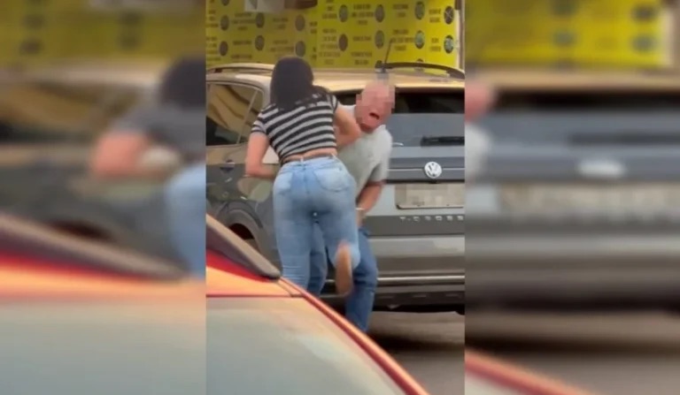 Policial penal armado é agredido por companheira em via pública após suposta traição