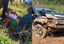 Urgente: Motorista perde controle e capota carro na Alça Viária, em Acará