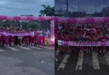 Mais de 300 mulheres participam da primeira corrida em homenagem ao Dia Internacional da Mulher em Moju