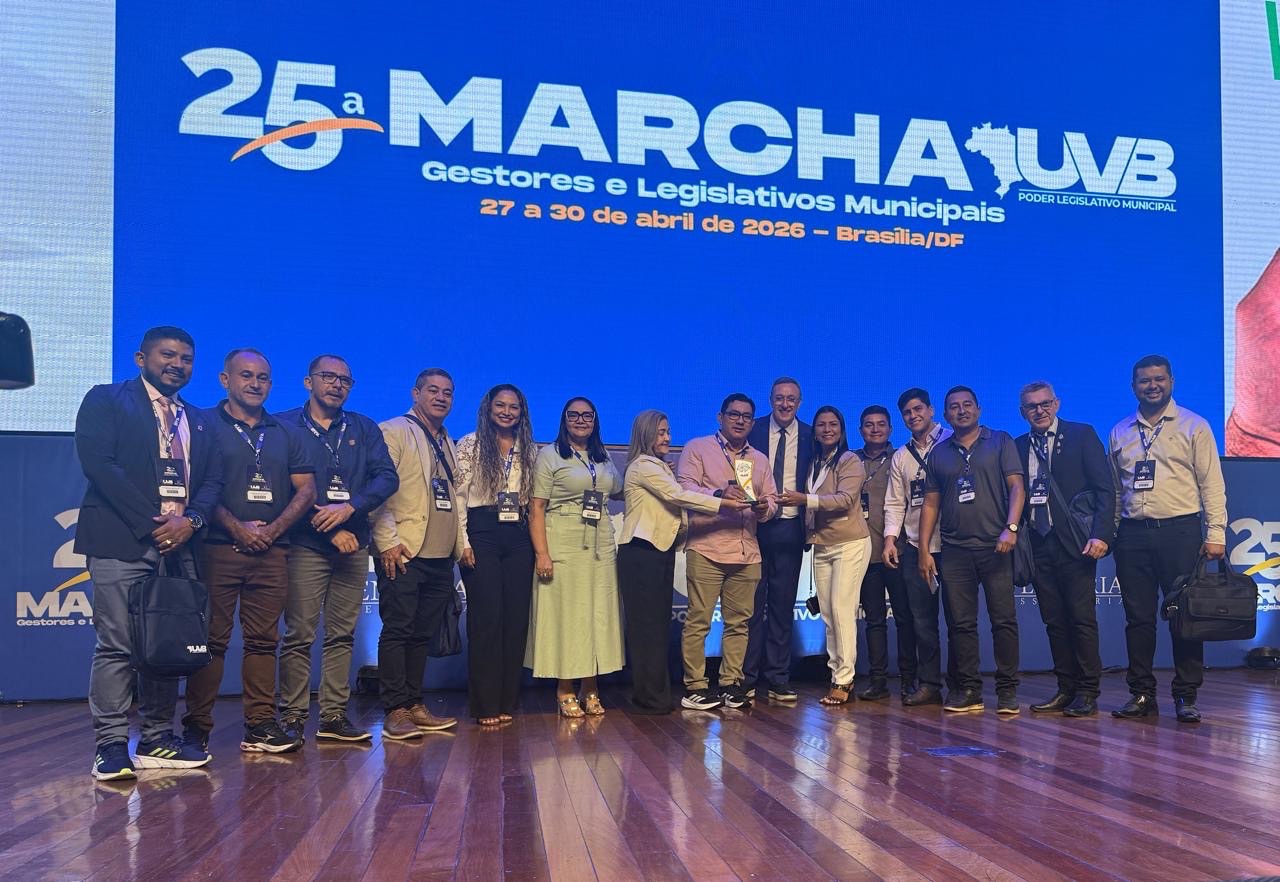 Vereadores de Moju conquistam destaque nacional com projetos premiados em Brasília
