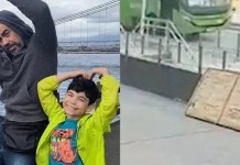 Imagens mostram momento do acidente que matou mulher e filho de humorista no Rio