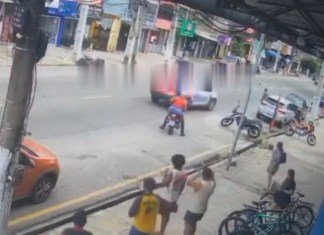 Idoso é atropelado por motoqueiro ao tentar atravessar rua no bairro do Guamá, em Belém