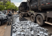 PRF apreende em Goianésia do Pará uma tonelada de cocaína que iria para a Europa