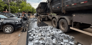 PRF apreende em Goianésia do Pará uma tonelada de cocaína que iria para a Europa