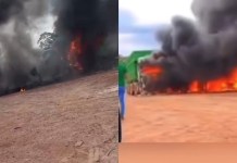 Caminhões da empresa Marborges são destruídos por incêndio em Irituia; suspeita de ação criminosa