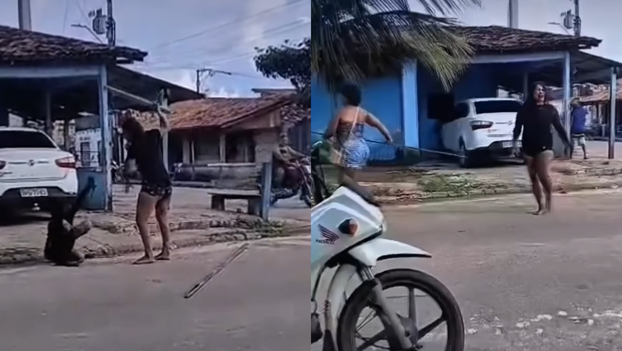 Confusão entre mulheres chama atenção e vídeo repercute nas redes sociais