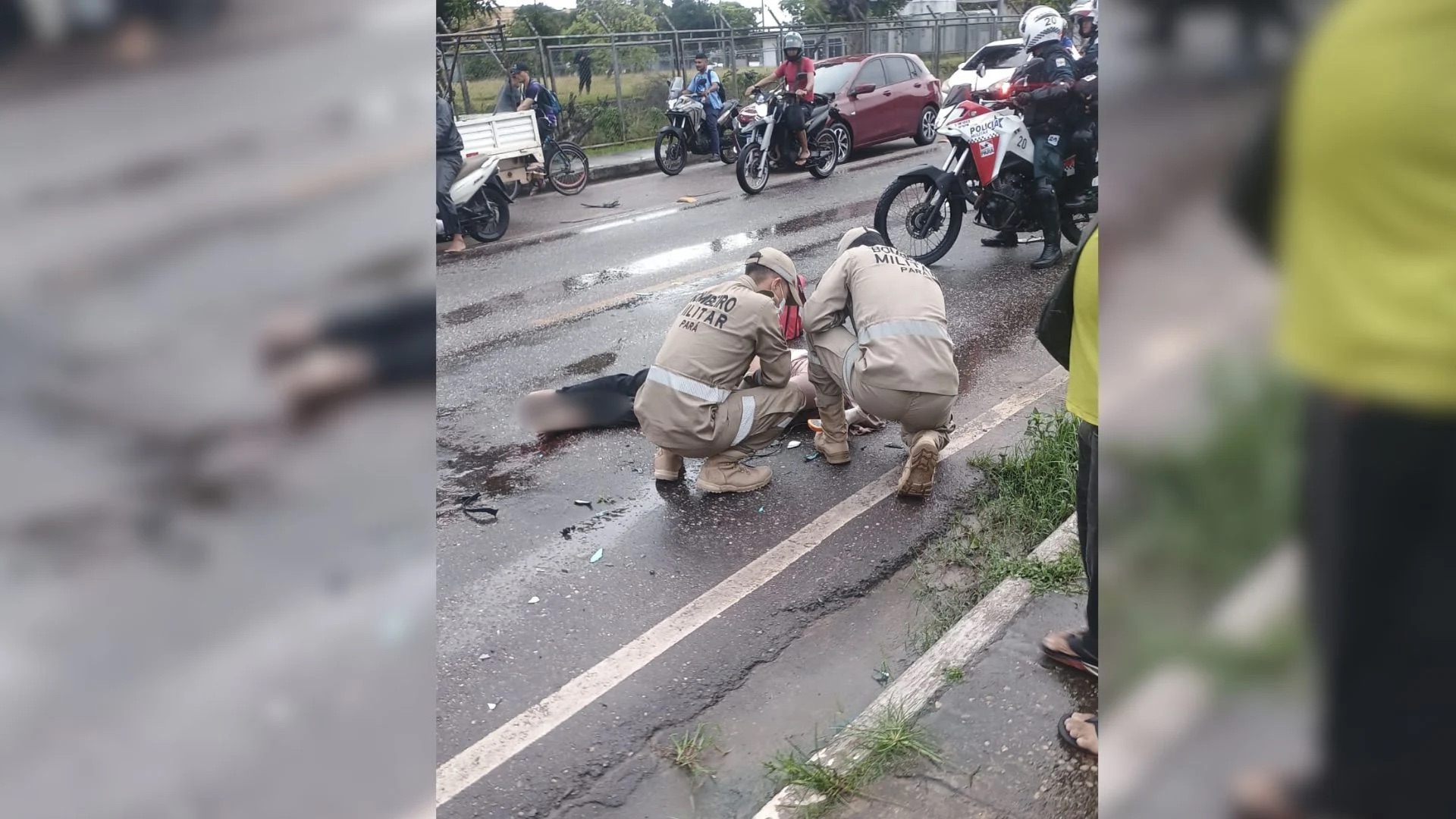 Motociclista morre após colisão na avenida Arthur Bernardes, em Belém