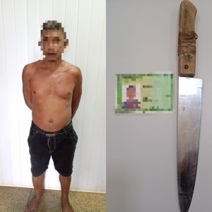 Homem é preso após ameaçar matar companheira com faca em Moju