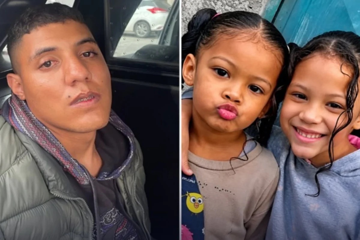 Pai que matou filhas de 3 e 5 anos já foi solto anteriormente por bom comportamento