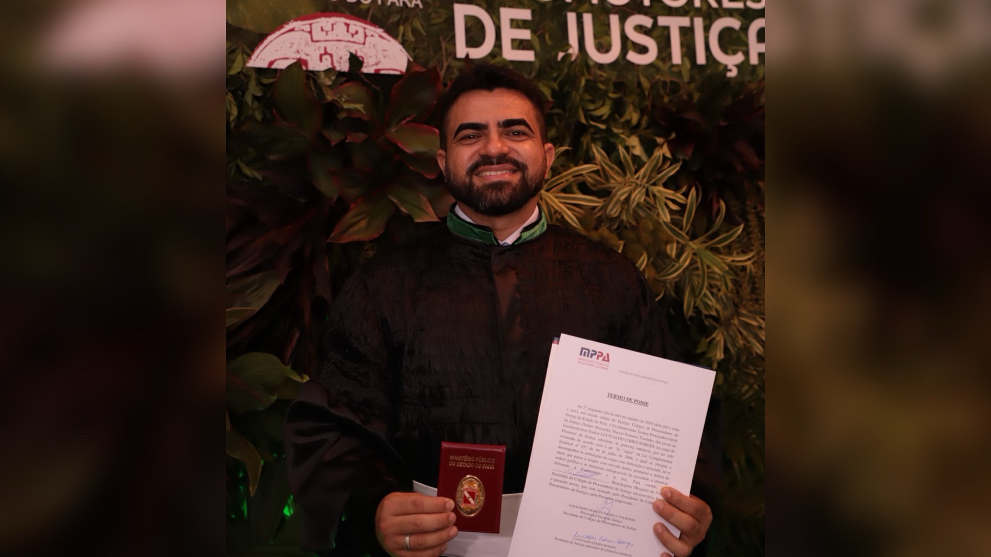 Da margem do&nbsp;Arauaí ao Ministério Público: a história do&nbsp;mojuense&nbsp;que tomou posse como Promotor de Justiça